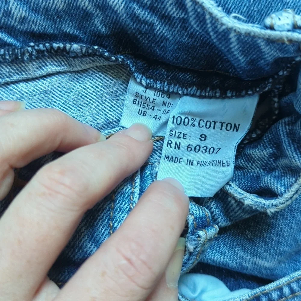 Unionbay Retro 80s 90s Paper Bag Jean High Rise Vintage Denim Size 9 - Picture 4 of 8